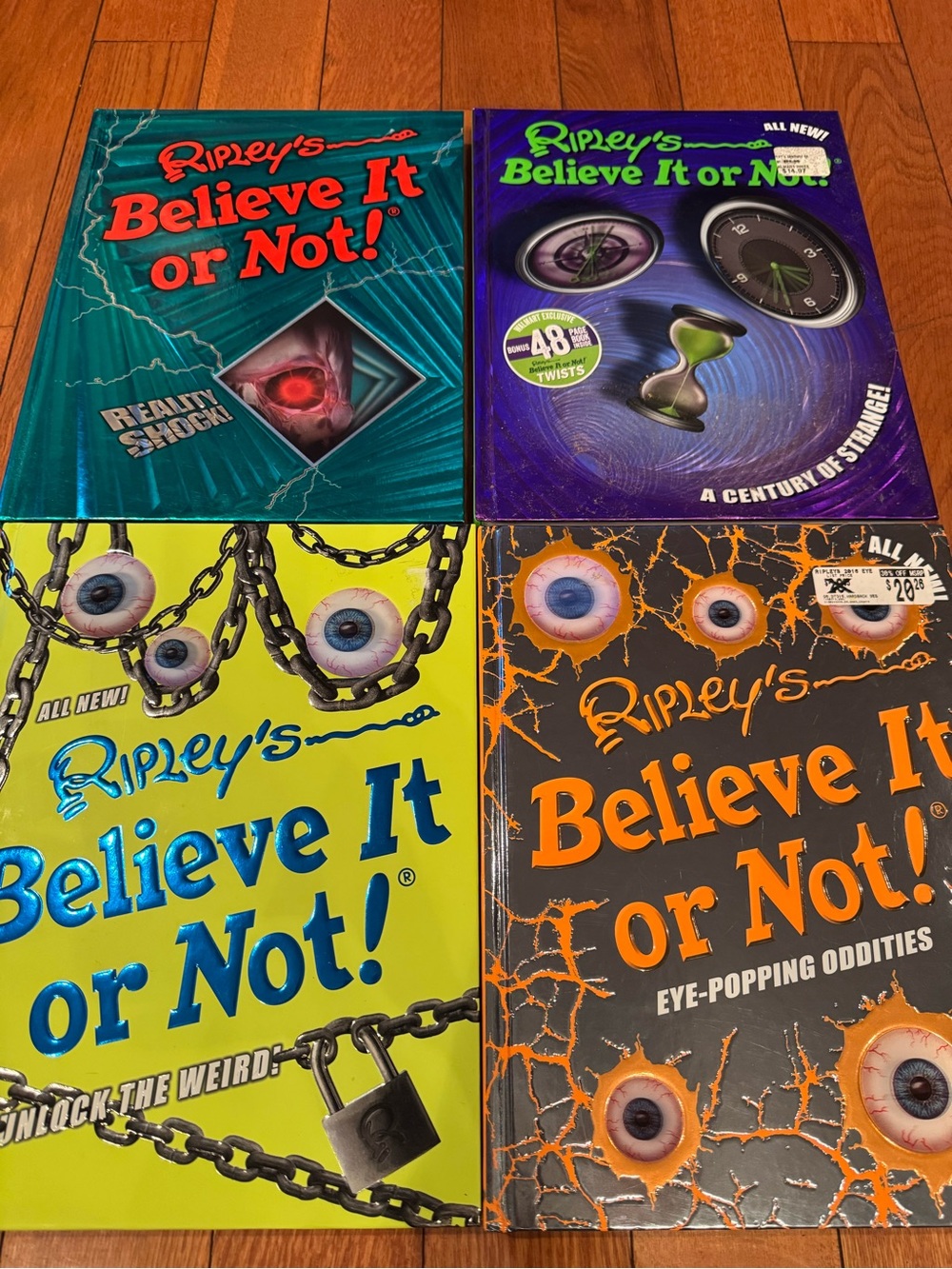 Ripley’s Believe It or Not! Hardcover Book Bundle (4) Like New